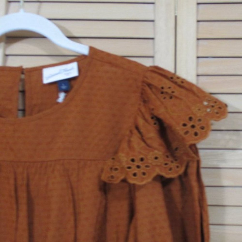 Universal Thread Long Sleeve Ruffle Dress M - Picture 5 of 8